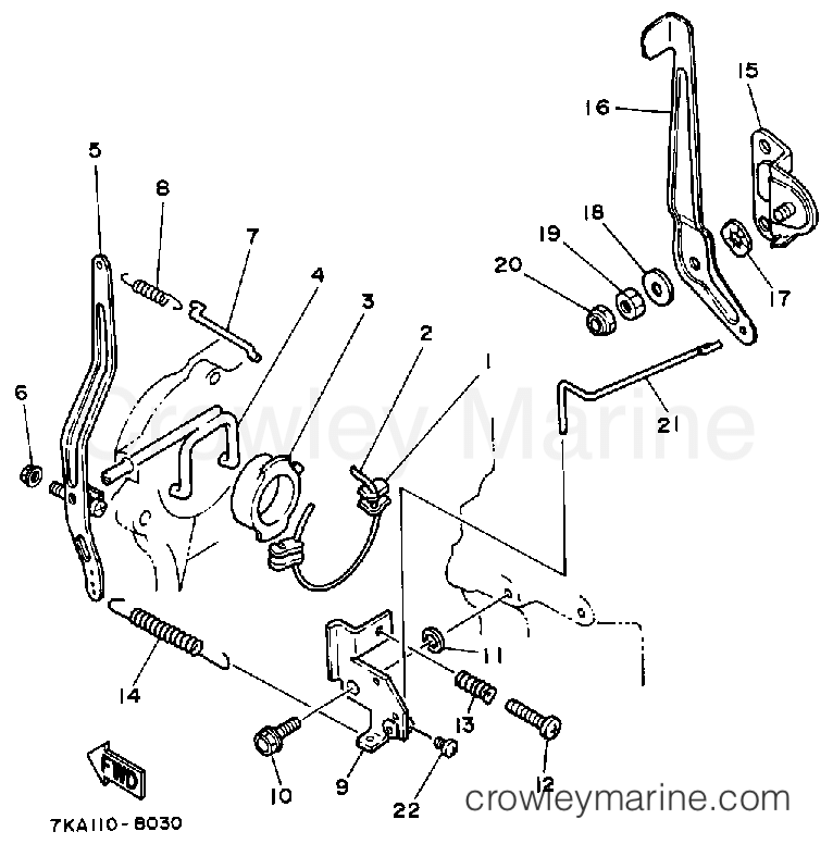 Yamaha Motors YS624WM - GOVERNOR