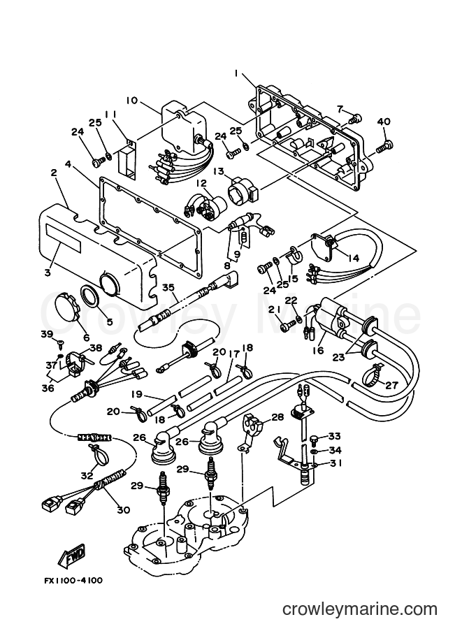 Yamaha Motors FX700 (FX13) [999] - ELECTRICAL 1