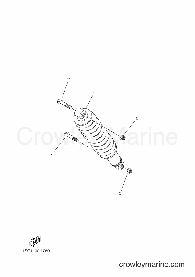 2012 ATV YFM300 - YFM300 (1SC2) [010] - REAR SUSPENSION