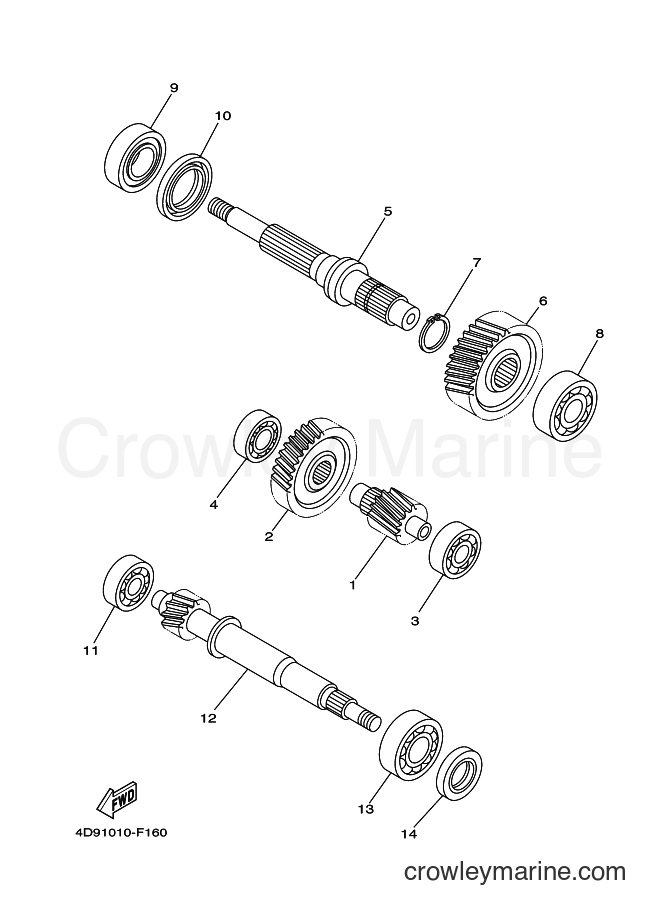 2011 Maxi-Scooter YP250 - YP250 (4D94) [010] - TRANSMISSION