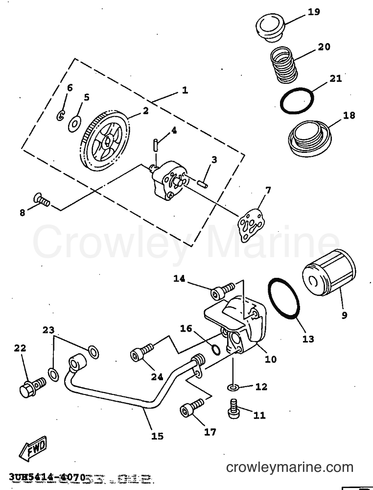 1997 Scooter XC150LC - XC150LC (5EE2) [999] - OIL PUMP