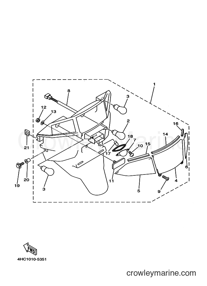 Yamaha Motors YP250 (4UC2) [090] - TAILLIGHT