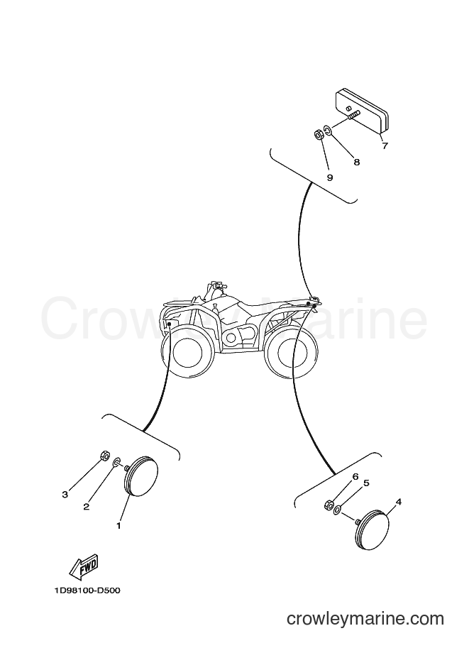 Yamaha Motors YFM450FWAN (1D99) [010] - ELECTRICAL 2