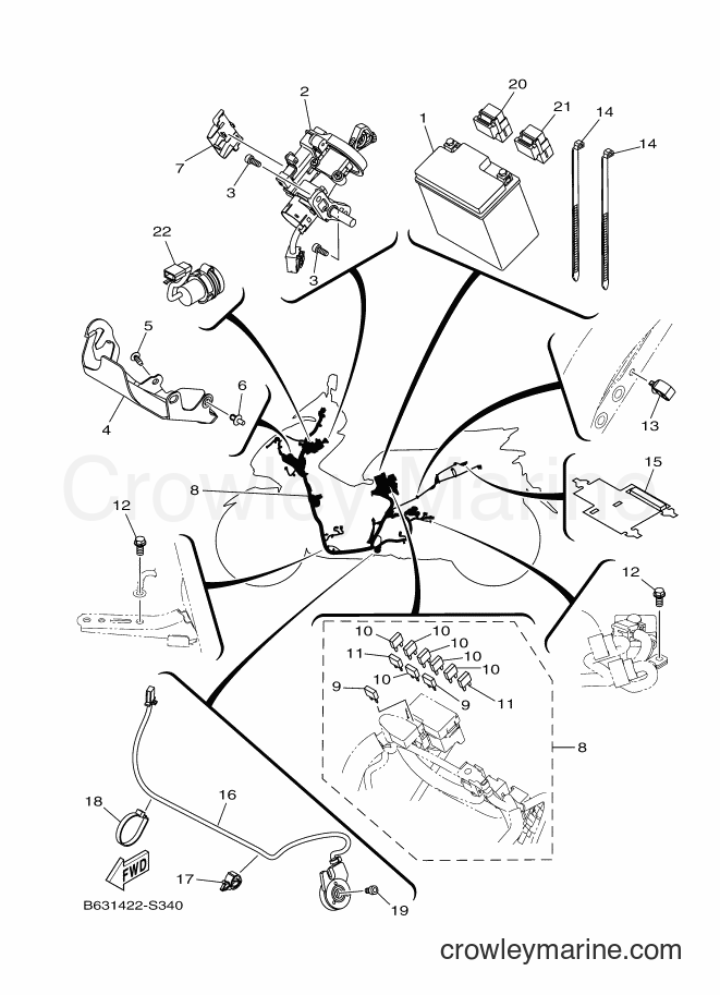2017 Street Bike GDR155 - GDR155 (B631) [010] - ELECTRICAL 1
