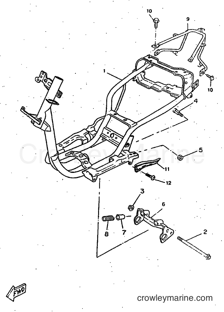 1997 Scooter CW50RSX - CW50RSX (5CD1) [999] - FRAME