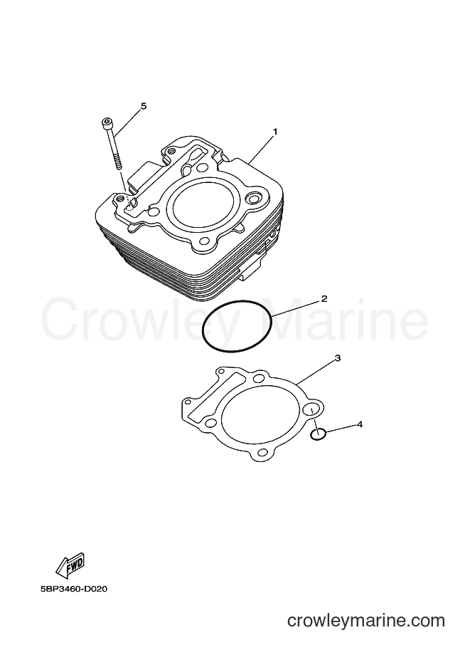 2012 Street Bike SX225 - SX225 (54D2) [010] - CYLINDER