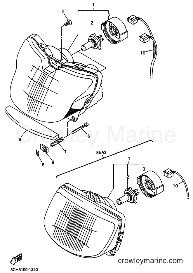 Yamaha Motors SX700R (8CH5) [030] - HEADLIGHT