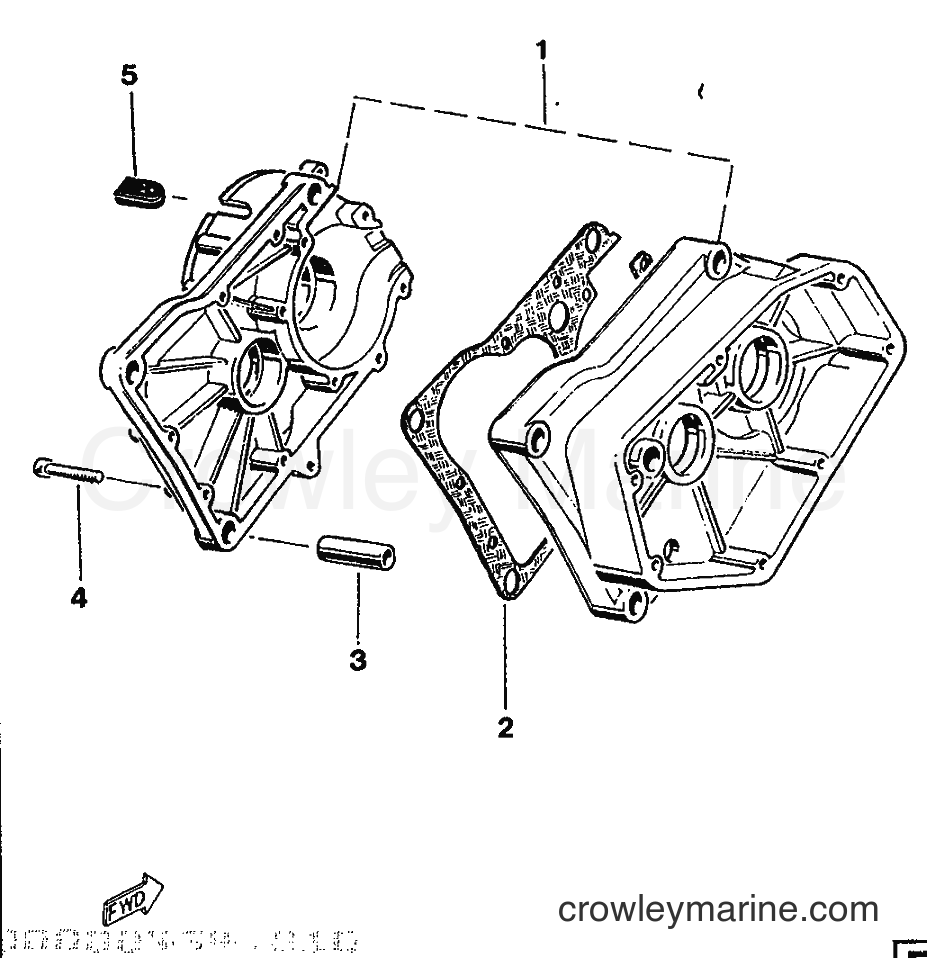 1989 Scooter ME50 - ME50 (3UD1) [999] - CRANKCASE