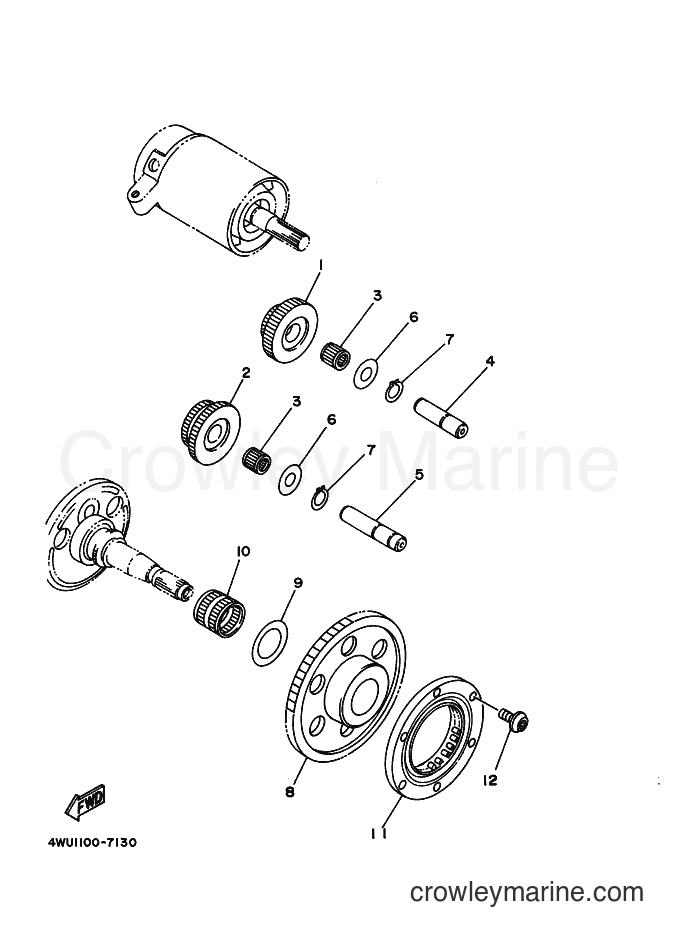 1999 ATV YFM350FWB - YFM350FWB (5FT3) [010] - STARTER CLUTCH