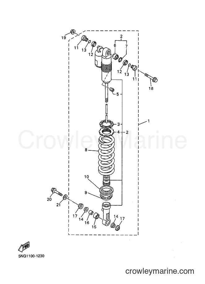 2001 Dirt Bike WR426F - WR426F (5NG2) [040] - REAR SUSPENSION
