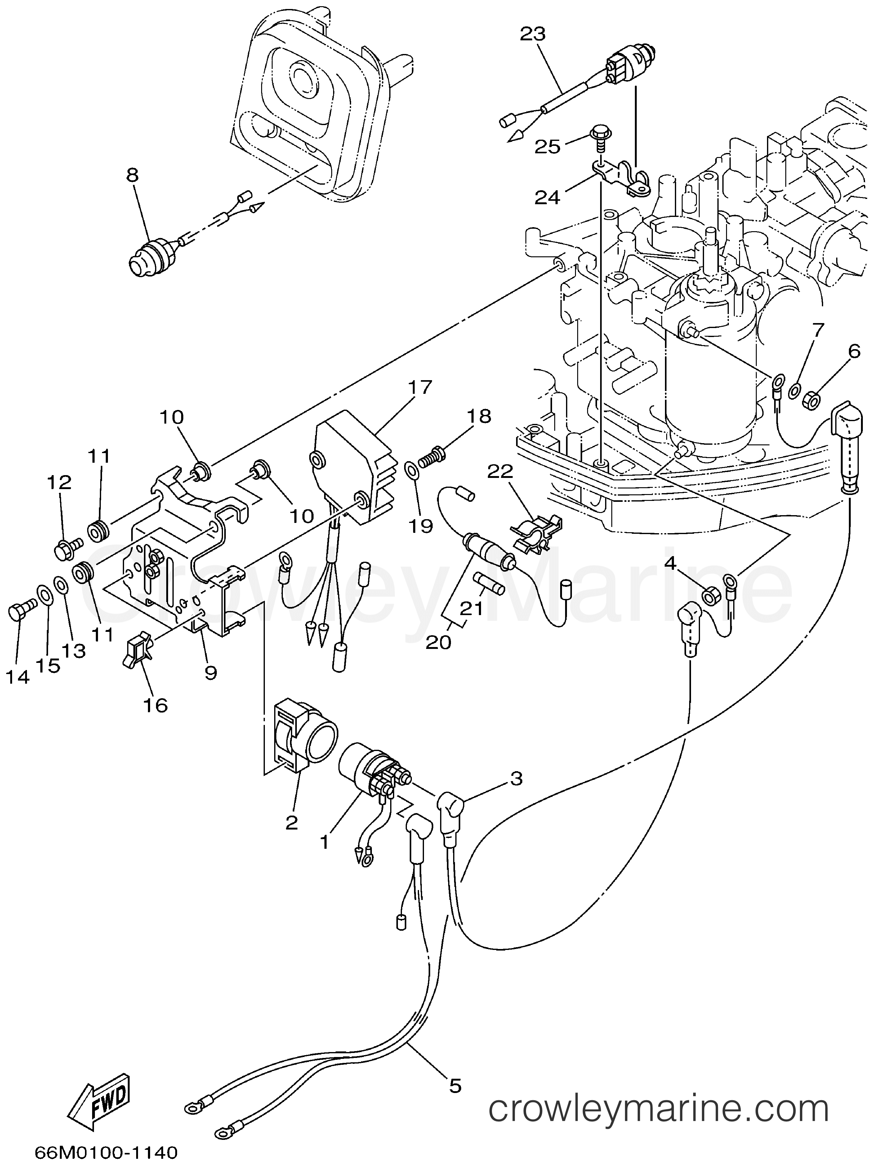 Yamaha Motors F15MSHA - ELECTRICAL 2 (FOR EH)