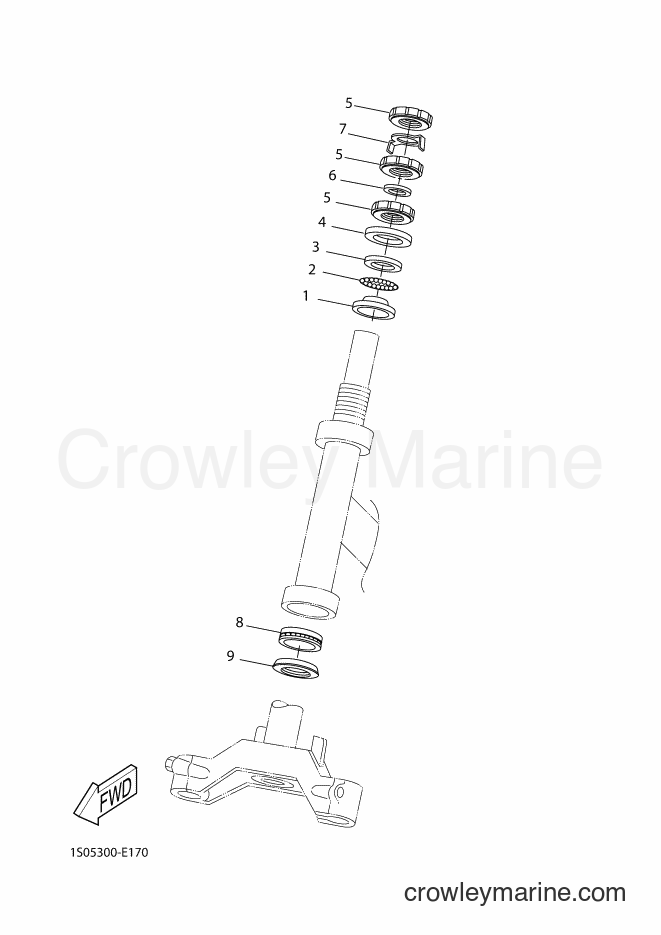 Yamaha Motors EW50N (1S06) [040] - STEERING