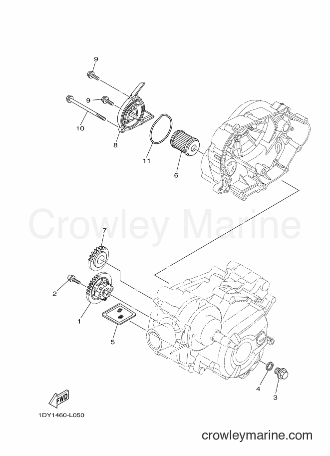 2015 Scooter T115FSEC - T115FSEC (2SU2) [010] - OIL PUMP