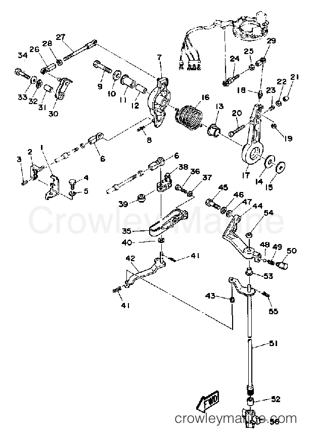 Yamaha Motors CV85ELF - CONTROL ENGINE