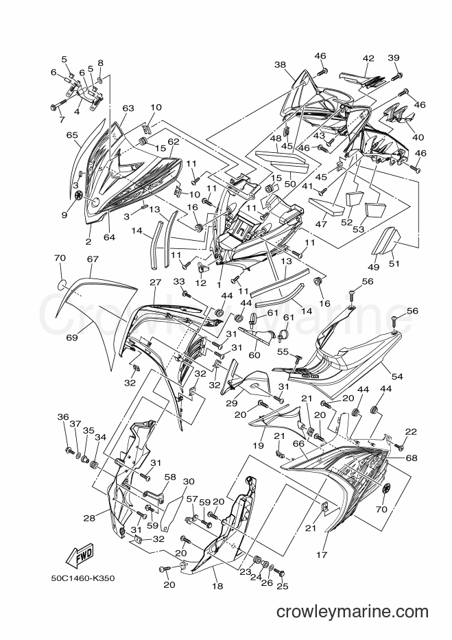 2011 Scooter T135HC - T135HC (50C1) [010] - LEG SHIELD