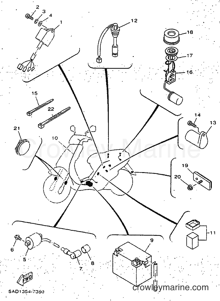Yamaha Motors YN50 (5BX1) [010] - ELECTRICAL 2