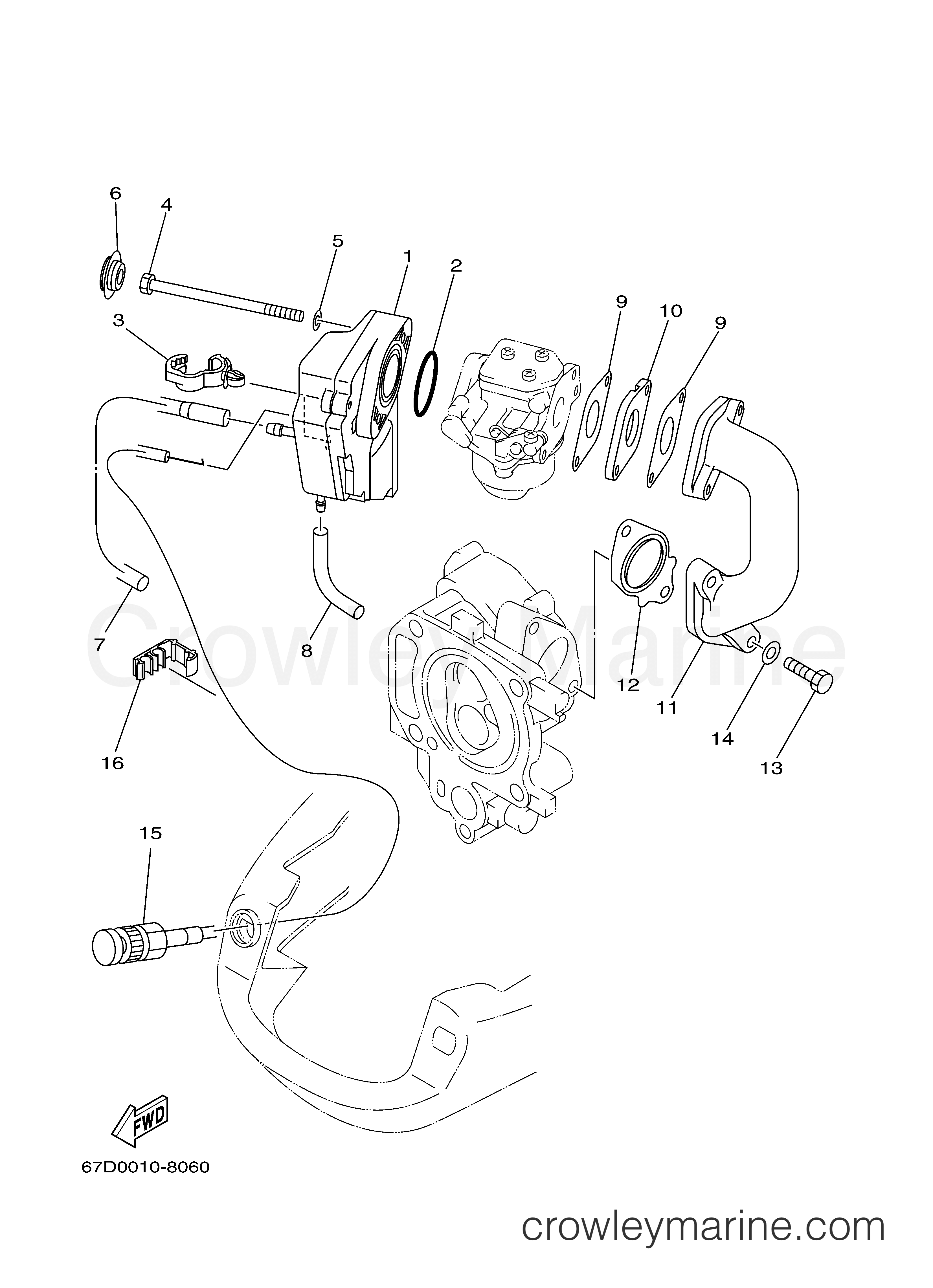Yamaha Motors F4MLH - INTAKE