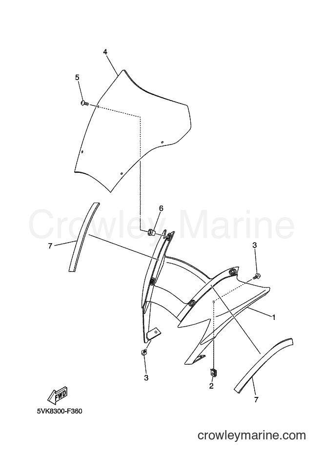 2009 Dirt Bike XT660R - XT660R (3S65) [050] - COWLING 1