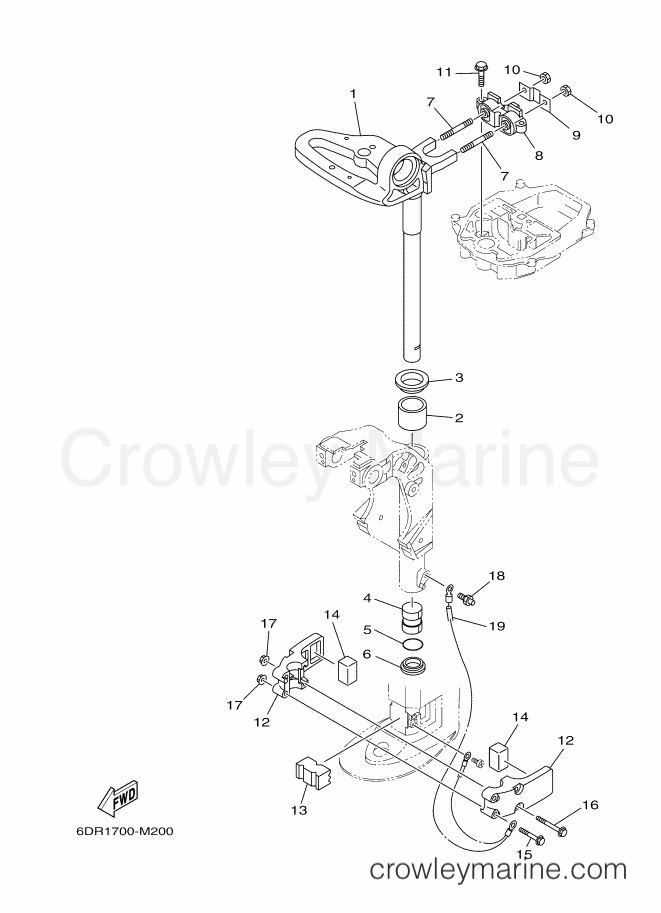 Yamaha Motors F8SMHB-2017 (6FW3) [020] - BRACKET 2