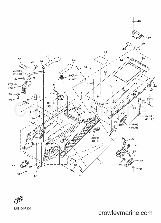 2015 Snowmobile SRV10XS - SRV10XS (8JR4) [010] - FRAME 2