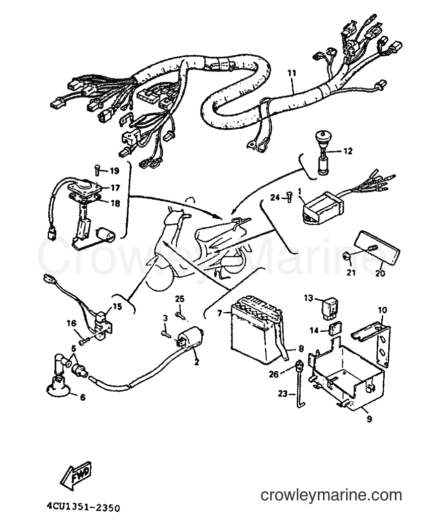 1994 Scooter YE50 - YE50 (4FW4) [999] - ELECTRICAL 2