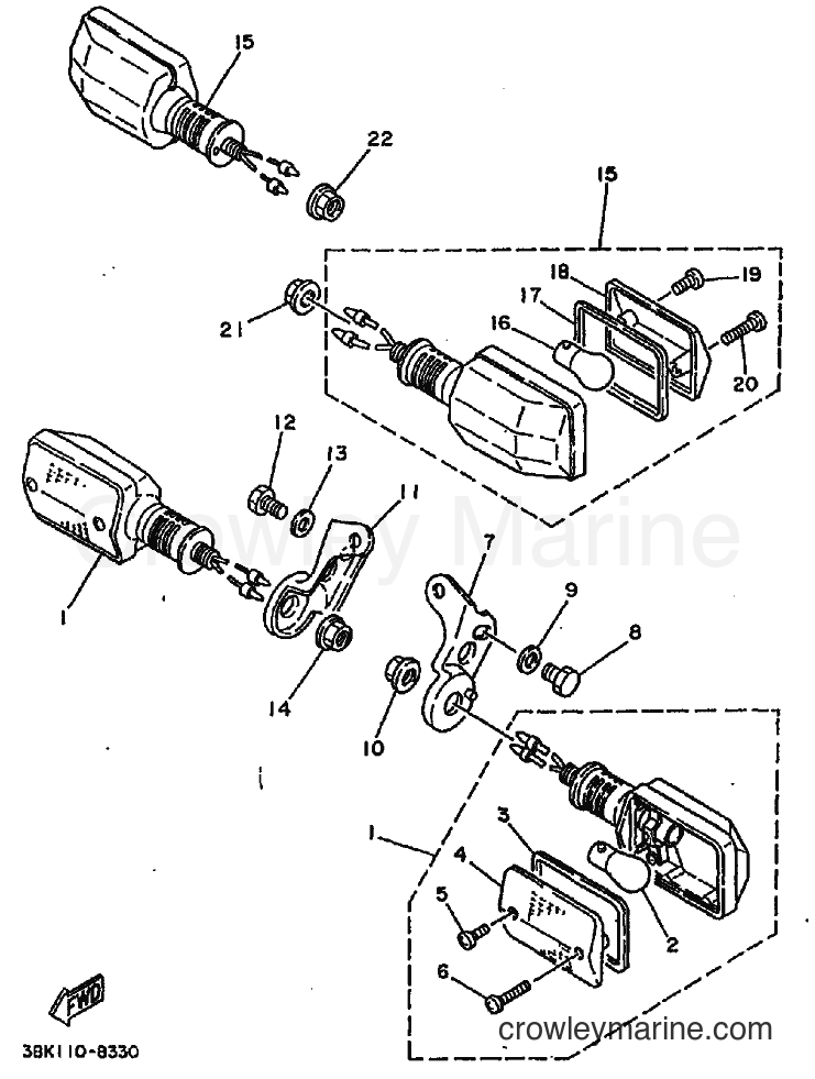 1994 Dirt Bike DT50LC - DT50LC (3BKA) [010] - FLASHER LIGHT
