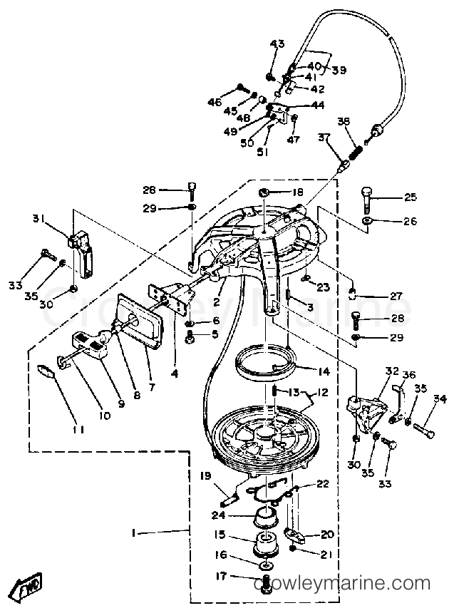 Yamaha Motors 25SJ - MANUAL STARTER