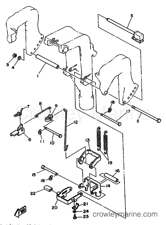 Yamaha Motors F9.9B (6G9) [999] - BRACKET 2