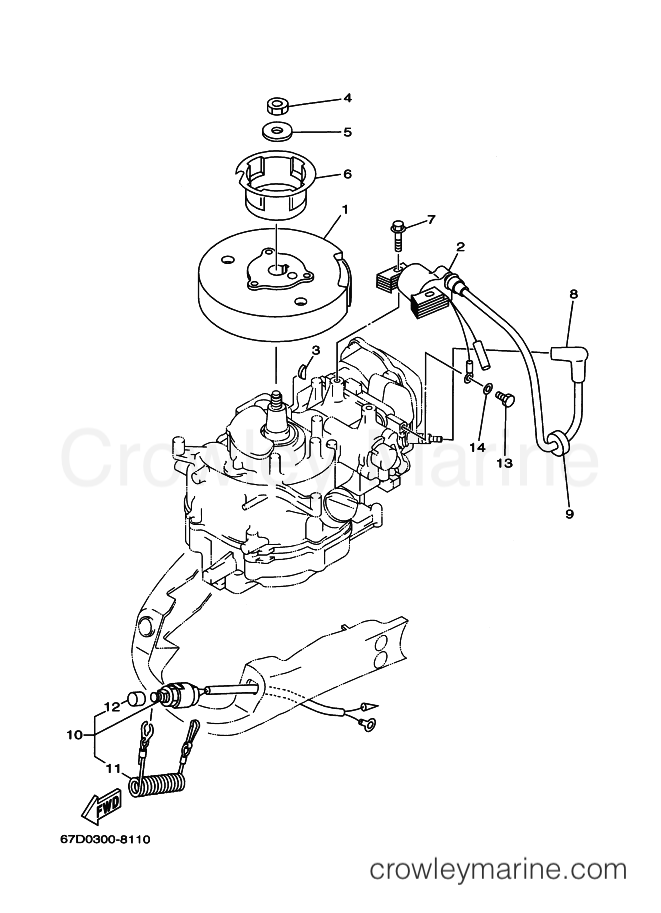 Yamaha Motors F4A (68D2) [080] - GENERATOR