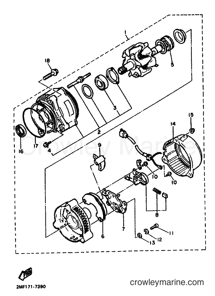 1988 Sport Bike FZ750 - FZ750 (3DW1) [020] - GENERATOR