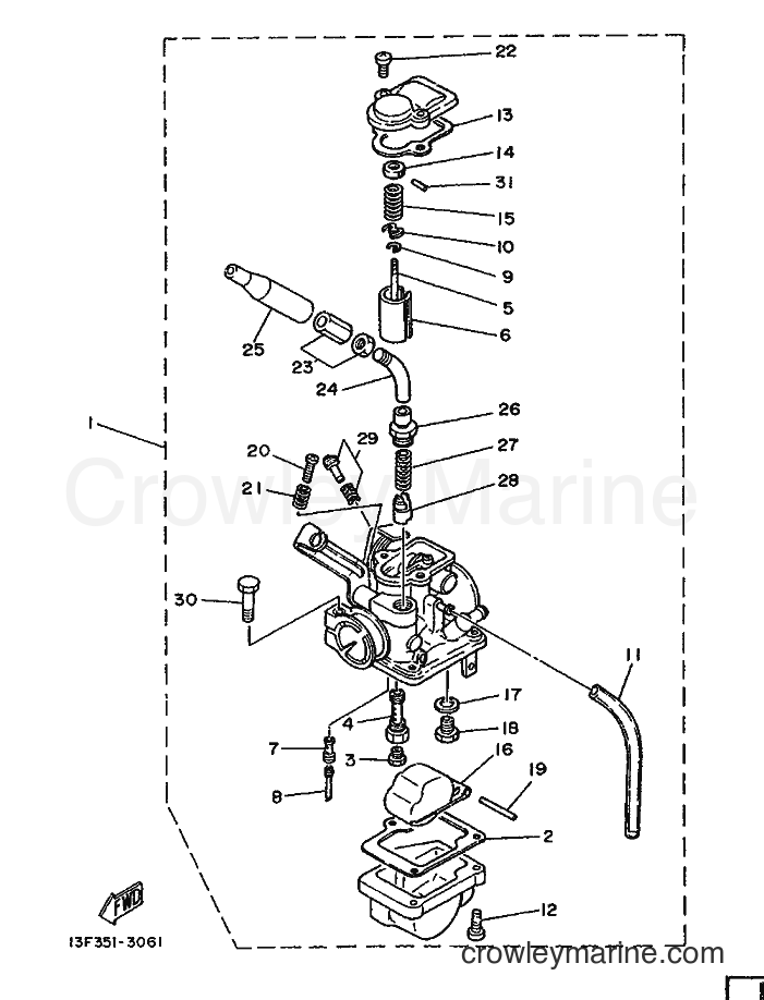 1988 Scooter LB50 - LB50 (3AR) [999] - CARBURETOR