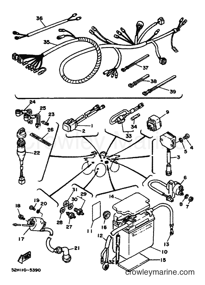 1984 ATV YFM200 - YFM200 (52H) [999] - ELECTRICAL 1