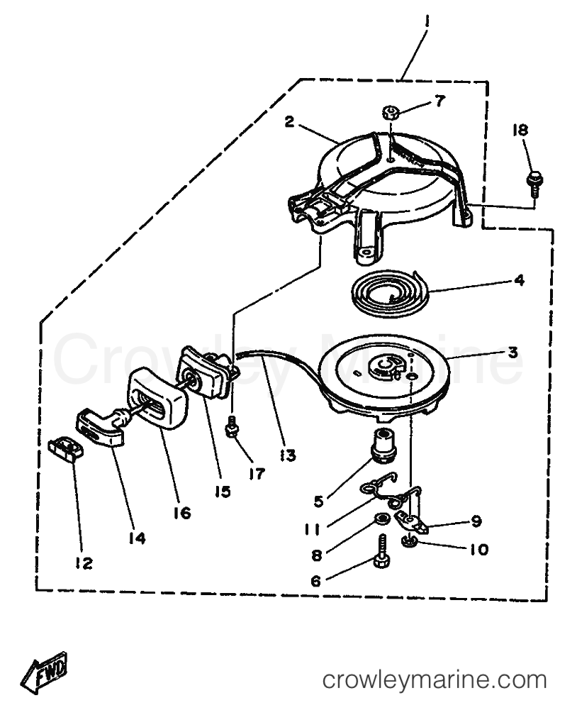 Yamaha Motors 5CS (6E4) [999] - STARTER