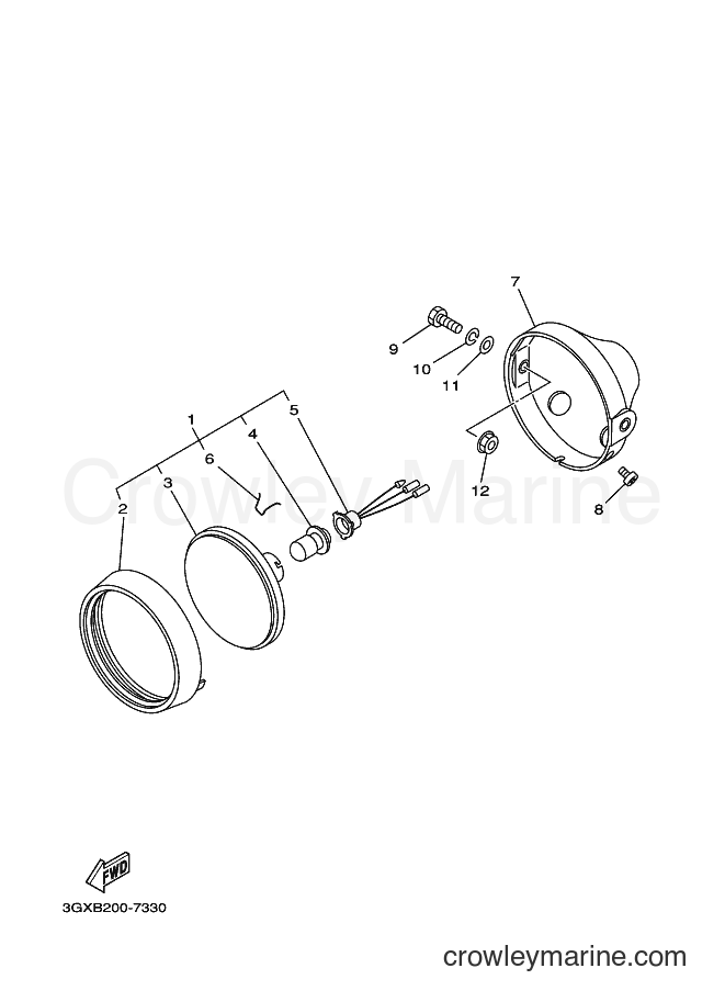 2005 Street Bike AG200F - AG200F (3GXM) [010] - HEADLIGHT
