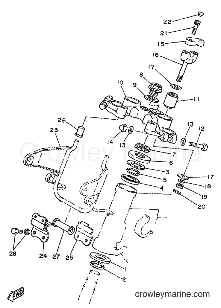 1996 Street Bike SR250SP - SR250SP (3TH5) [999] - STEERING