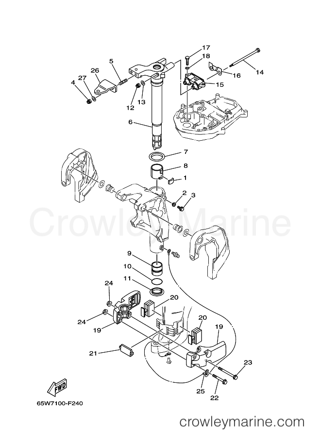 Yamaha Motors F25AMHS (65W7) [560] - BRACKET 3