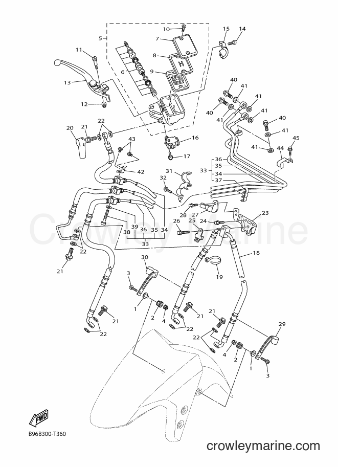 2018 Sport Bike FJR1300-AS - FJR1300-AS (B954) [010] - FRONT MASTER CYLINDER