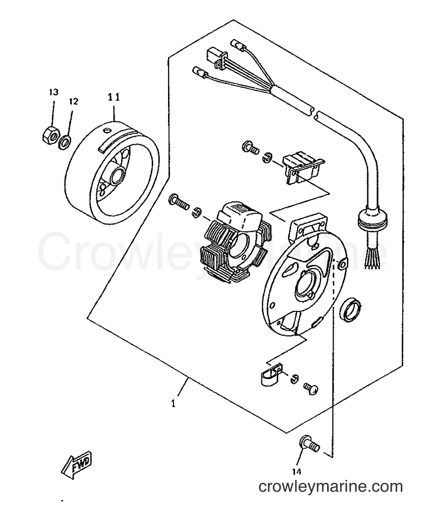 1995 Scooter CW50RS - CW50RS (4TD4) [999] - GENERATOR