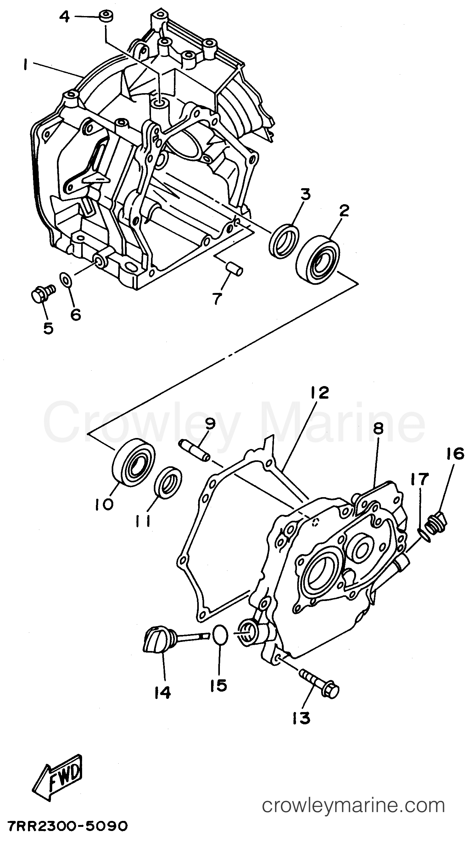 Yamaha Motors YP30GX - CRANKCASE