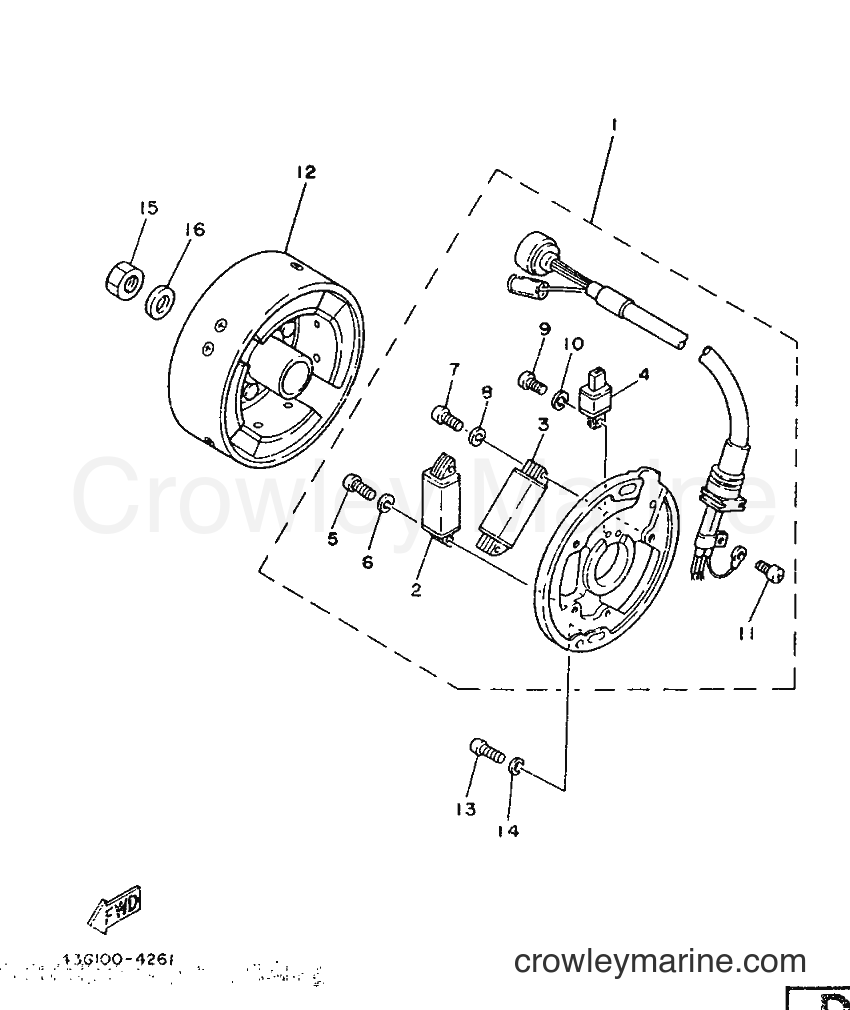 1986 Dirt Bike IT200S - IT200S (1VH) [999] - GENERATOR