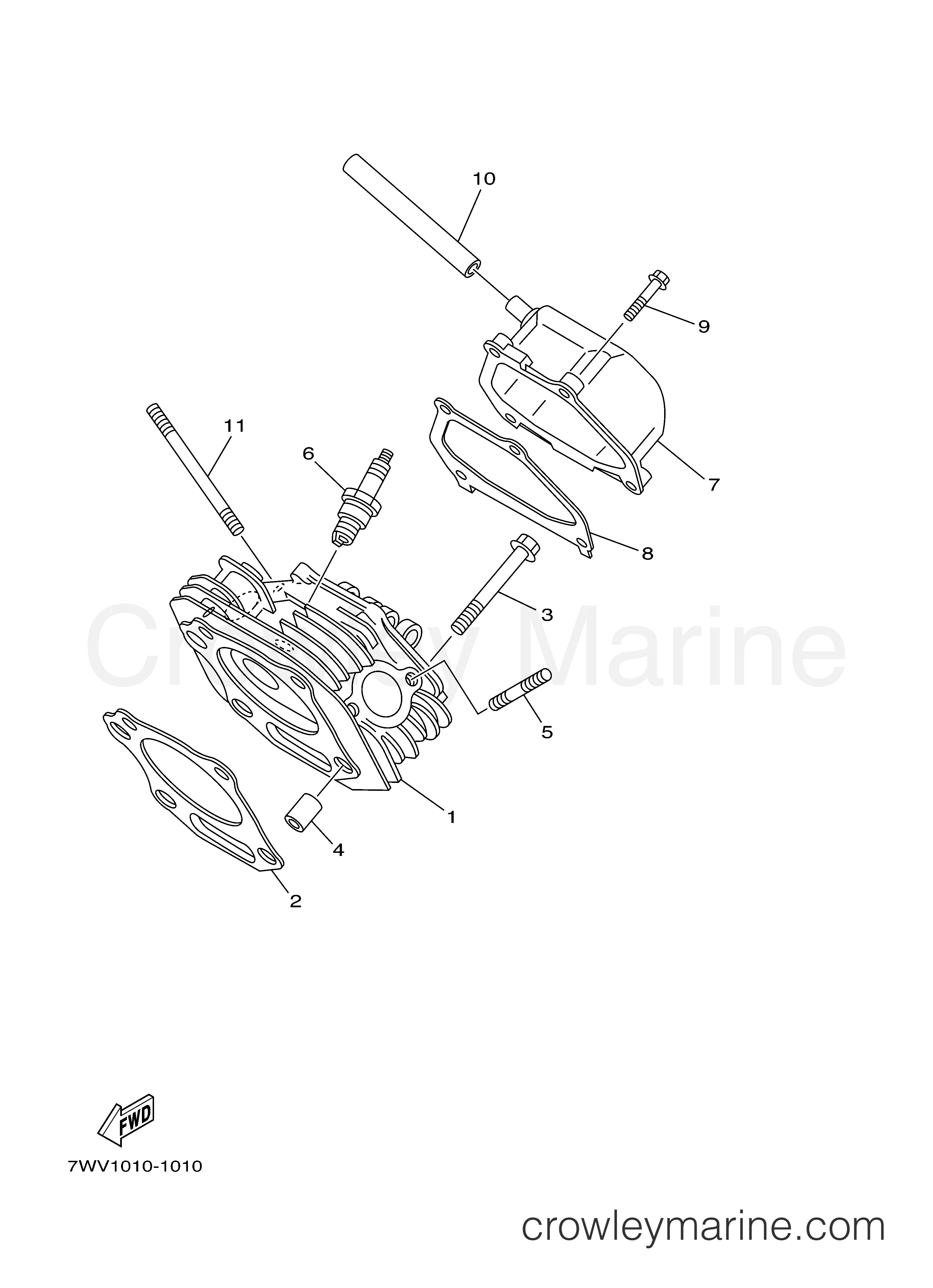 2001 Generator 5200 - YG5200DY - CYLINDER