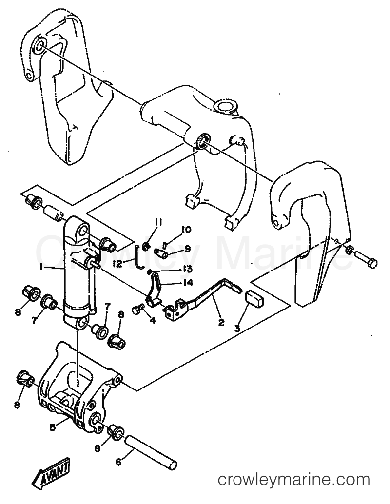 Yamaha Motors 55B (697) [999] - SUPPORT 2
