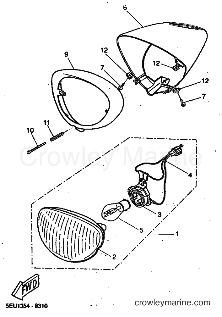 Yamaha Motors YH50 (5JB2) [020] - HEADLIGHT