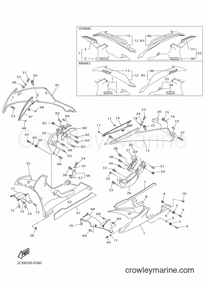 Yamaha Motors YZF-R6 (2CXN) [010] - COWLING 2