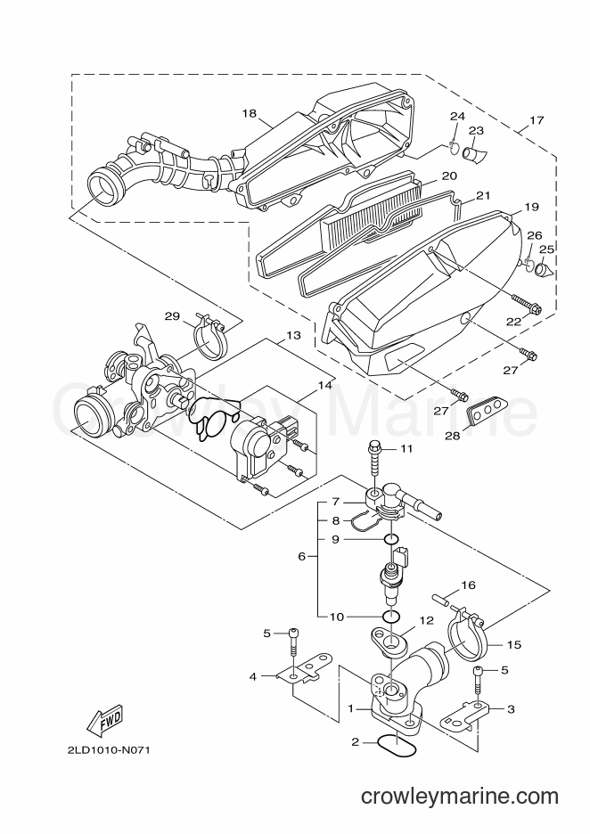 Yamaha Motors XC155G (2SW4) [010] - INTAKE