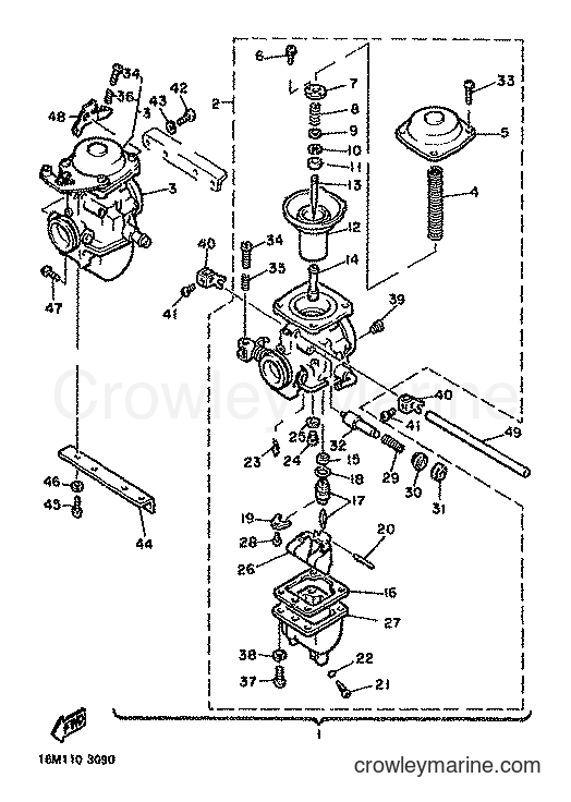 Yamaha Motors XS400 (12E) [999] - CARBURETOR