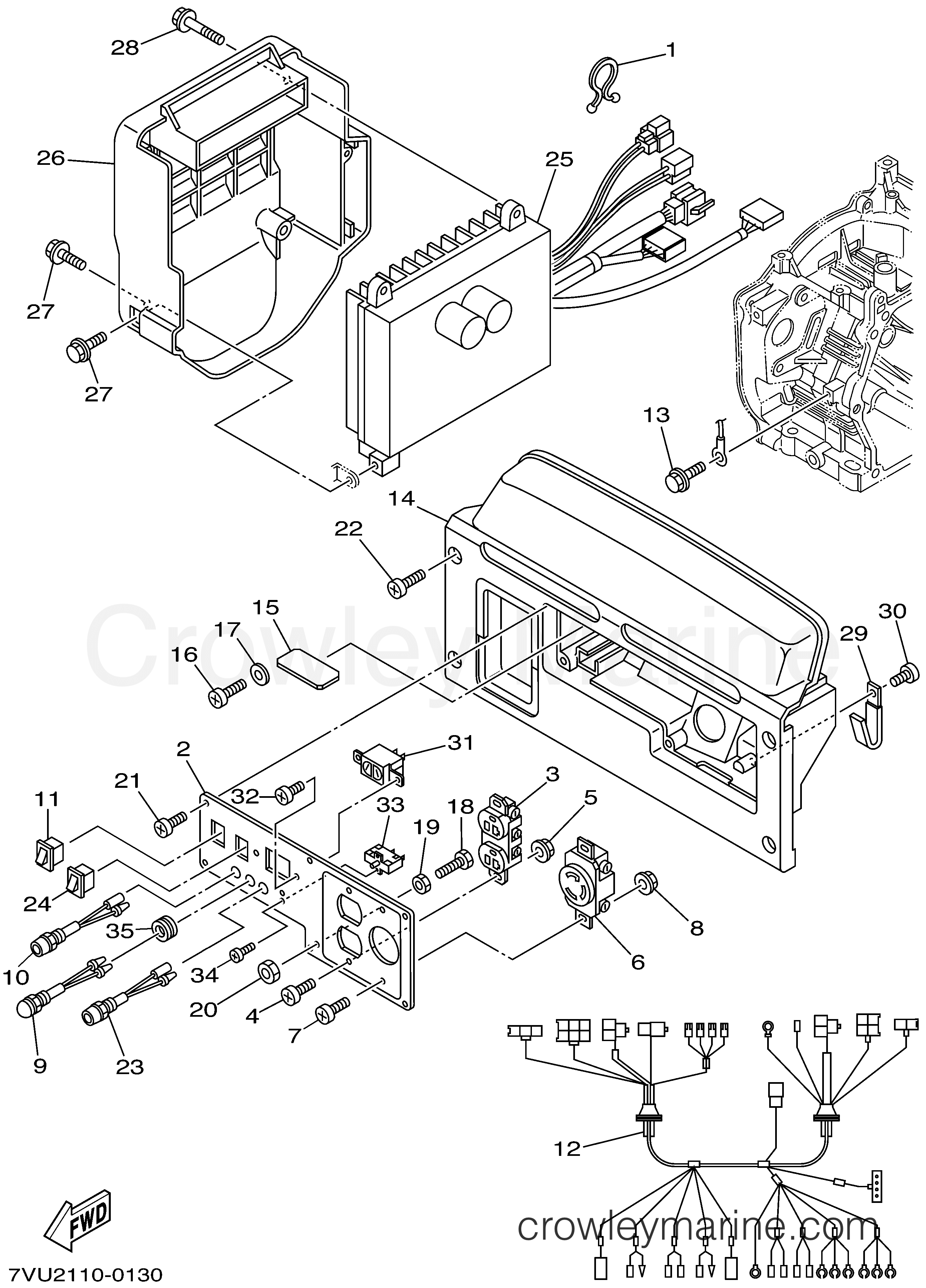 Yamaha Motors EF2800I - CONTROL BOX