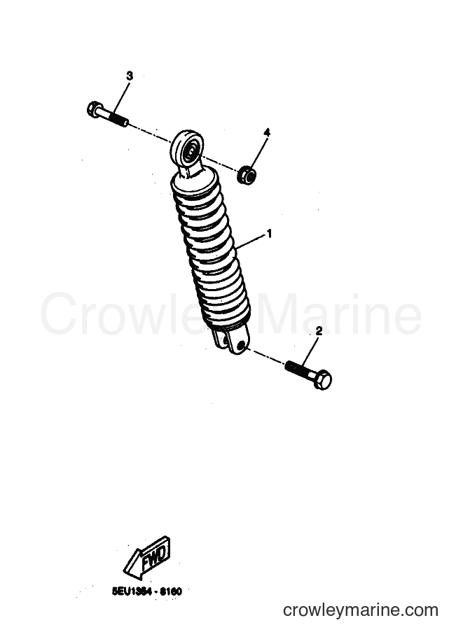 2002 Scooter YH50 - YH50 (5PF3) [010] - REAR SUSPENSION