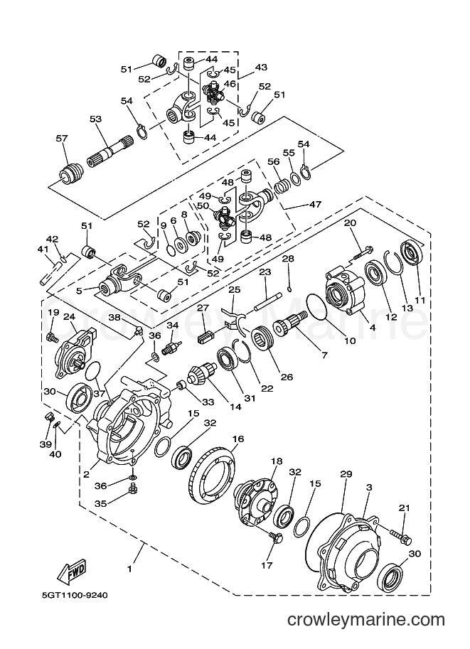 1999 ATV YFM600FWA - YFM600FWA (5GT3) [010] - FRONT DIFFERENTIAL