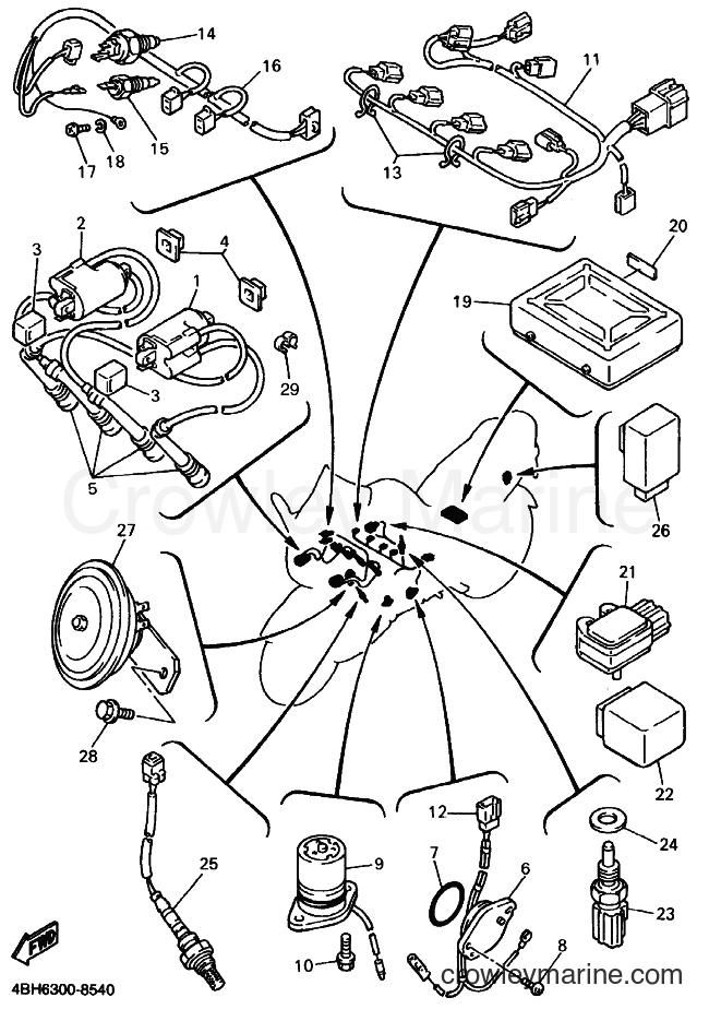 1998 Street Bike GTS1000A - GTS1000A (4FE6) [080] - ELECTRICAL 1